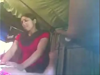 Indian female parent enduring roger